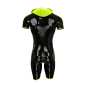 Preview: Catsuit Kurzanzug 2 STRIPES HOOD  Latex Laser Edition