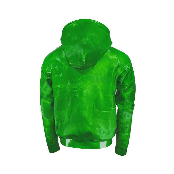 HOODIE SKULL EXTREME „LOOSE FIT“ Latex Laser Edition