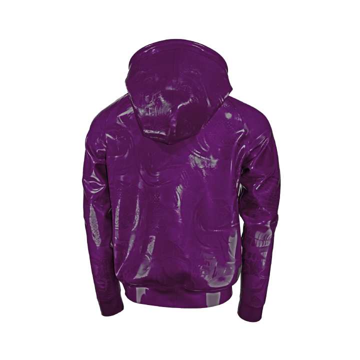 HOODIE SKULL EXTREME „LOOSE FIT“ Latex Laser Edition
