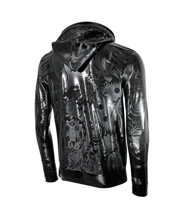 HOODIE STEAMPUNK EXTREME „LOOSE FIT“ Latex Laser Edition