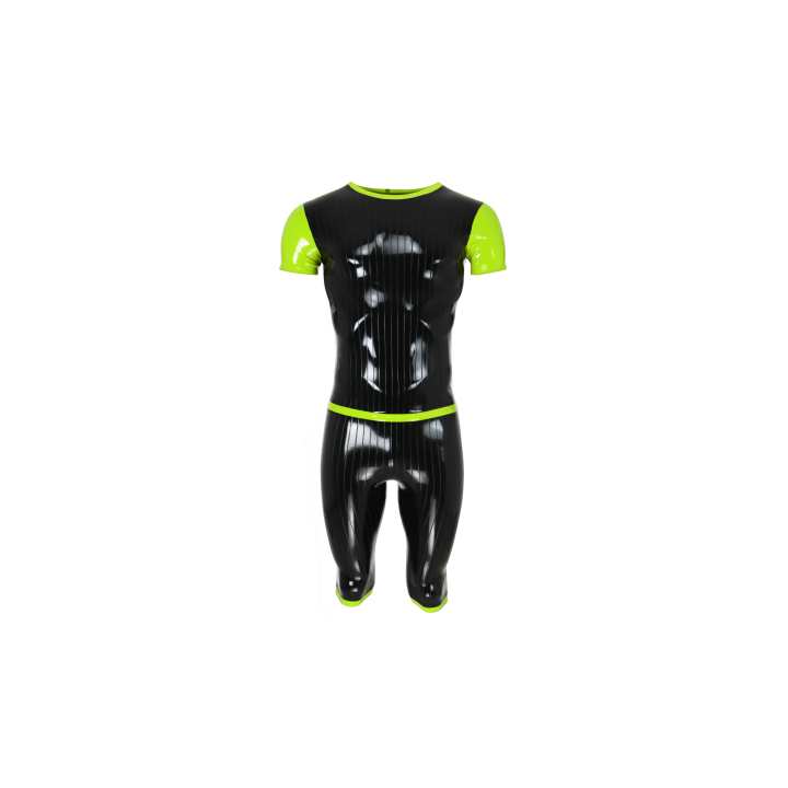 Latex Shirt PINSTRIPE 1 Laser Edition Gr. XL MUSTERKOLLEKTION - ÜBER 40% RABATT