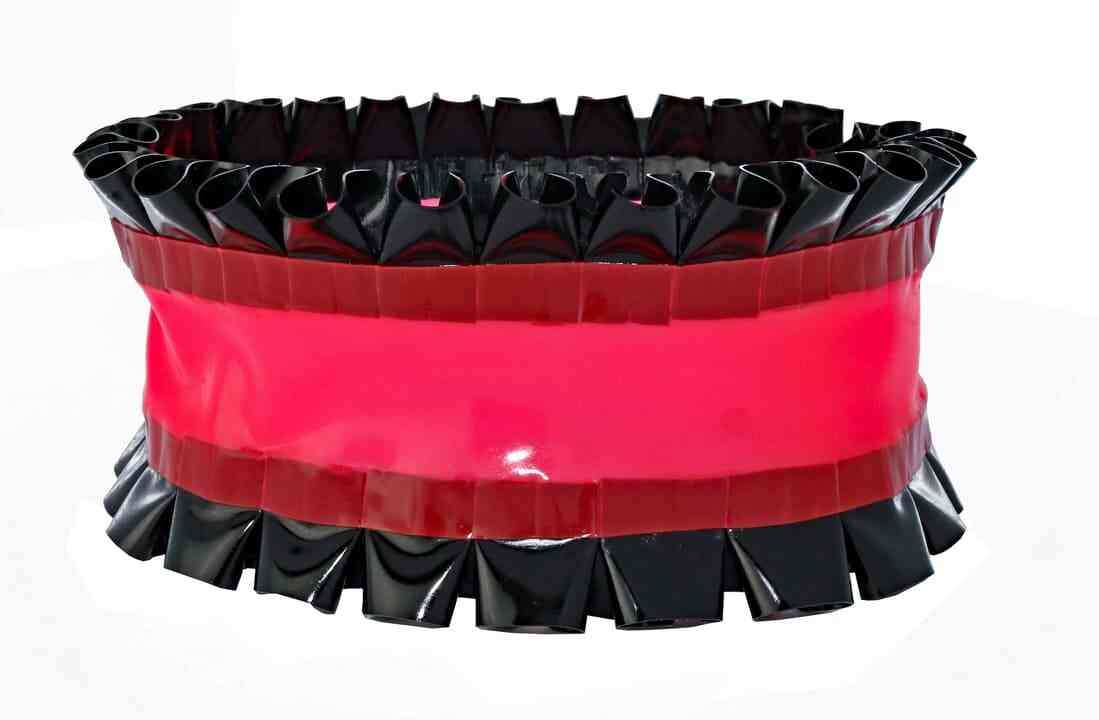 Latex Strumpfband RUFFLES Laser Edition Latex Strumpfband RUFFLES Laser Edition