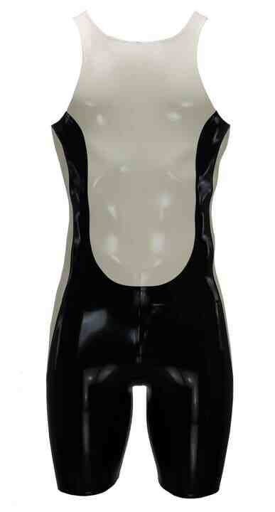 Latex Catsuit WAVE CONTRAST